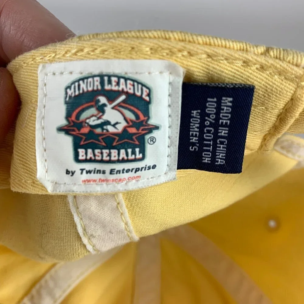 Sacramento River Cats MiLB Womens Yellow Twins Enterprise Strapback Hat